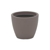 Vaso Com Prato Tramontina Asteca 32 Cm Em Polietileno Concreto Tramontina Vaso Com Prato Tramontina Asteca 32 Cm Em Polietileno Concreto Tramontina