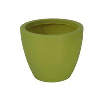Vaso com Prato Tramontina Asteca ECO 38cm Polietileno Verde Vaso com Prato Tramontina Asteca ECO 38cm Polietileno Verde