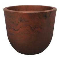 Vaso Concept Redondo N3 Japi Marrom/Aço Corten Vaso Concept Redondo N3 Japi Marrom/Aço Corten