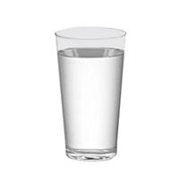 Vaso Cone 13x23cm Incolor - Luvidarte