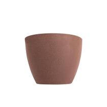 Vaso Cone Baixo 22cm Marrom Vasap