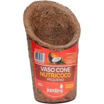 Vaso Cone Nutricoco Pequeno Nutriplan Para Jardinagem