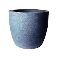 Vaso cone redondo decorativo textura grafiato 19x23 - mspaisagismo