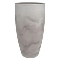 Vaso Cônico Slim Liso 33 (37L) Cor Cimento Queimado JAPI