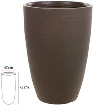 Vaso Conico Veneza Tabaco 73cm Vaso Conico Veneza Tabaco 73cm