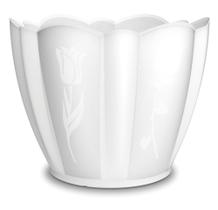 Vaso cor e forma branco solido - Helsim Vaso cor e forma branco solido - Helsim