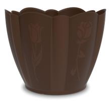 Vaso cor e forma marron solido - Helsim Vaso cor e forma marron solido - Helsim