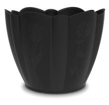 Vaso cor e forma preto solido - Helsim Vaso cor e forma preto solido - Helsim