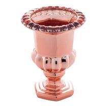 Vaso Cristal de Chumbo C/Pé Sussex Rose Metalizado Rojemac Vaso Cristal de Chumbo C/Pé Sussex Rose Metalizado Rojemac