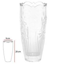 Vaso Cristal Ecologico 0,6Cm Transparente 20Cm Florarte Vol. - D&A Piubelladecor
