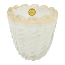 Vaso Cristal Murano Dubai Quartzo Perola Com Ouro P Vaso Cristal Murano Dubai Quartzo Perola Com Ouro P