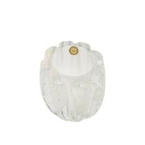 Vaso Cristal Murano Marselha P Quartzo Perola