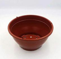 Vaso Cuia flores mudas jardim 23 cm Preto ou Marrom Gold Plant