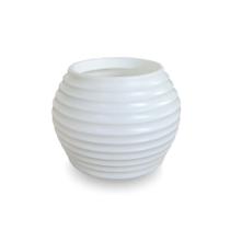 Vaso D Planta Pequeno Decorativo Polietileno 15X20 Cm Branco