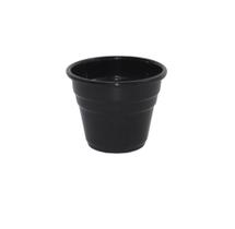 Vaso de Alumínio Preto, 11x09cm Vaso de Alumínio Preto, 11x09cm