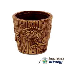 Vaso De Cerâmica 6,5X6,5Cm Cod004 - Chang