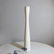 Vaso de cerâmica AETVRNI, 51 cm de altura, branco para decoração de sala de estar Vaso de cerâmica AETVRNI, 51 cm de altura, branco para decoração de sala de estar