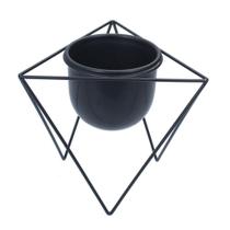 Vaso de Cerâmica Com base de Ferro Abstract 29cm Concepts Life