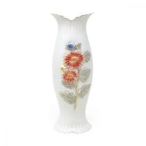 Vaso de Cerâmica com Estampas Florais Flores Naturais Artificias Arranjos Decoração Interiores Presente Decoração 26cm - Mabel Vaso de Cerâmica com Estampas Florais Flores Naturais Artificias Arranjos Decoração Interiores Presente Decoração 26cm - Mabel