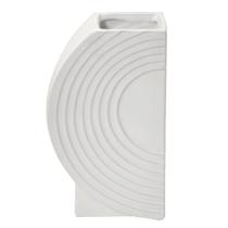 Vaso de Cerâmica Curve Branco 27cm Espressione