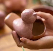 Vaso de Cerâmica Dulce - Rosa Vaso de Cerâmica Dulce - Rosa