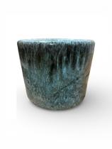 Vaso de Cerâmica Esmaltado Bali tamanho Grande A14cm L17cm