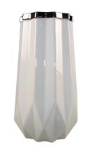 Vaso de Cerâmica Floreiro Branco para Plantas Decoração 24cm