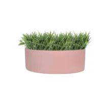 Vaso de Cerâmica G Cilíndrica Terni Rosa Bebê Matte 25 cm - Bellartdecor