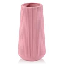 Vaso de cerâmica GUKJOB todo rosa para capim-dos-pampas 7,72 cm Vaso de cerâmica GUKJOB todo rosa para capim-dos-pampas 7,72 cm