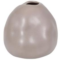 Vaso de cerâmica irregular cinza Grillo 10x10x12