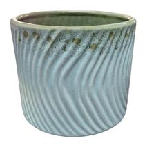 Vaso de Cerâmica Linha Mar (15) Azul Nevoa BURGUINA Vaso de Cerâmica Linha Mar (15) Azul Nevoa BURGUINA