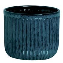Vaso de Cerâmica Linha Violeta (15) Azul BURGUINA Vaso de Cerâmica Linha Violeta (15) Azul BURGUINA