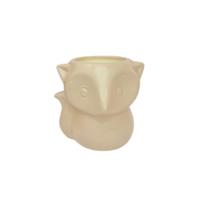 Vaso De Cerâmica/ Raposa Vasinho, Cachepô Para Suculenta Decoração, Presente e Lembrancinha