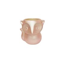 Vaso De Cerâmica/ Raposa Vasinho, Cachepô Para Suculenta Decoração, Presente e Lembrancinha