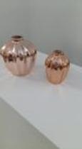 Vaso de Cerâmica Rose Gold 16 cm