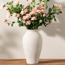 Vaso de Cerâmica Vanselia Grande 28 cm de Altura Decoração Rústica Vaso de Cerâmica Vanselia Grande 28 cm de Altura Decoração Rústica