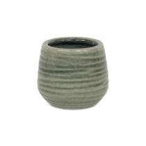 Vaso de cerâmica verde pequeno Planter Cheung's Fairloam