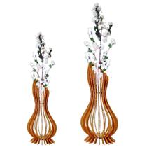 Vaso de Chão Decorativo Grande ANA MARIA MDF Vaso de Chão Decorativo Grande ANA MARIA MDF