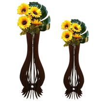 Vaso de Chão Decorativo Grande ANA MARIA MDF Vaso de Chão Decorativo Grande ANA MARIA MDF