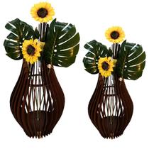 Vaso de Chão Decorativo Grande ANDROMEDA MDF Vaso de Chão Decorativo Grande ANDROMEDA MDF