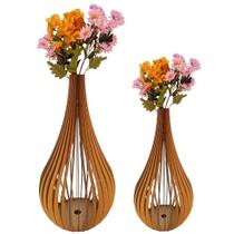 Vaso de Chão Decorativo Grande CAPADÓCIA MDF Vaso de Chão Decorativo Grande CAPADÓCIA MDF