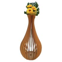 Vaso de Chão Decorativo Grande GOTAS DE ORVALHO MDF