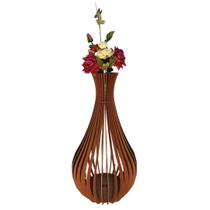 Vaso de Chão Decorativo Grande GOTAS DE ORVALHO MDF