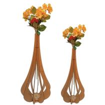 Vaso de Chão Decorativo Grande MDF IBIZA Vaso de Chão Decorativo Grande MDF IBIZA