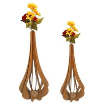 Vaso de Chão Decorativo Grande MDF IBIZA