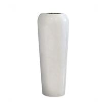 Vaso de Chão Fibra de Vidro China M Branco Vaso de Chão Fibra de Vidro China M Branco