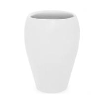 Vaso de Chão Fibra de Vidro Vitória G Branco Vaso de Chão Fibra de Vidro Vitória G Branco