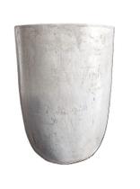 Vaso de Cimento Artesanal Mod. Vietnamita Fino 1 Acab. Resinado/Envernizado