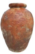 Vaso de Cimento Modelo Botija Acabamento Aço Corten (enferrujado)