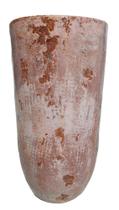 Vaso de Cimento Modelo Vietnamita Fino 2 Acabamento Aço Corten (enferrujado)